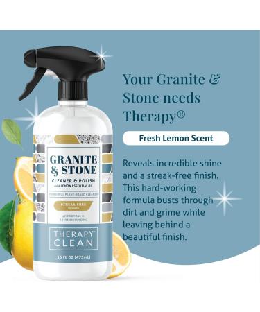 Buy Therapy Clean Home Essentials Bundle | Stainless Granite Tub & Tile Cleaner with Premium Microfiber Cloths - International Shipping Available - Buy Online on GoSupps.com
