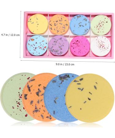  GLEAVI GLEAVI 8 Pieces Explosive Tablet Oil Steam Eucalyptus Bath Bombs Bath Bombs For Girls Tablets Household Salt - Buy Online on GoSupps.com