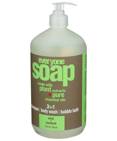 EO Products Natural Mint & Coconut Hand Soap - 32oz (Pack of 1) - Buy Online on GoSupps.com