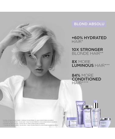KERASTASE Blond Absolu Ultra-Violet Purple Shampoo - Neutralizes Brassy Tones - Hydrates and Protects - 8.5 Fl Oz - Buy Online on GoSupps.com