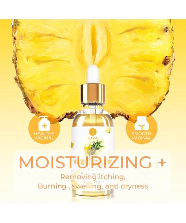 2PCS Organic Yoni Oil - Feminine Moisturizer & Deodorant - pH Balanced All-Natural with Pineapple Essential Oil - 0.5 Fl Oz Each | Shop Internationally - Buy Online on GoSupps.com