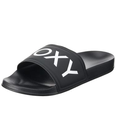 Roxy Women's Slippy Sandal 37 EU Black Black Fg Bfg