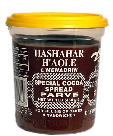 Hashachar Parve Chocolate Spread, 16-Ounce (Pack of 6)