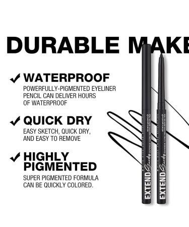 Eyeliner pens gel pencils | 12 waterproof eye colors long-lasting gel pens smudge-proof cosmetics for women - Buy Online on GoSupps.com