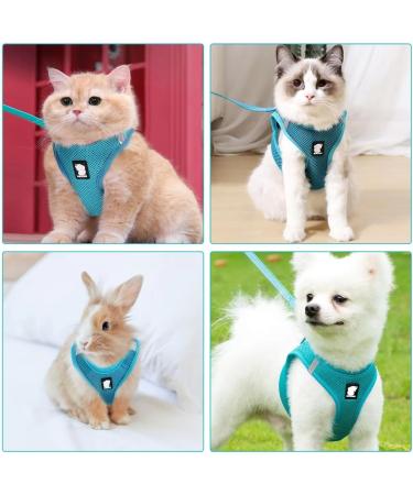 Adjustable Breakproof Cat Dishes with Leash - Soft & Durable for Cats Small Dogs & Rabbits - 1.35m Leash Included - Buy Online on GoSupps.com