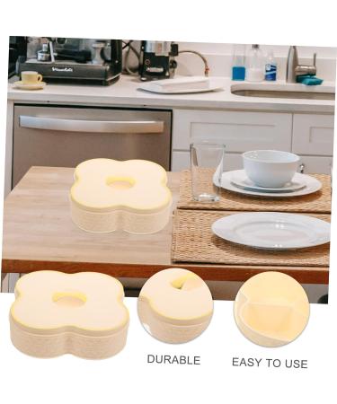 PRETYZOOM Box for Decorative Aging Shop Tea Multi-Function Storage Biscuit Cookie Exquisite Adorable Lovely 23.5X23.5X7.8CM White1 - Buy Online on GoSupps.com