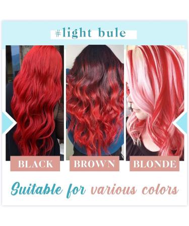 RUNATURE 12 Inch Red Tape Human Hair Extensions - Highlighted 20g Tape-in Extensions - Buy Online on GoSupps.com