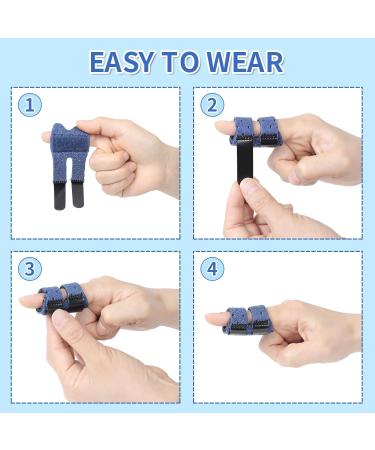 Shop Trigger Thumb Splints & Finger Braces - 4pcs Breathable Support for Arthritis & Injuries - International Shipping - Buy Online on GoSupps.com