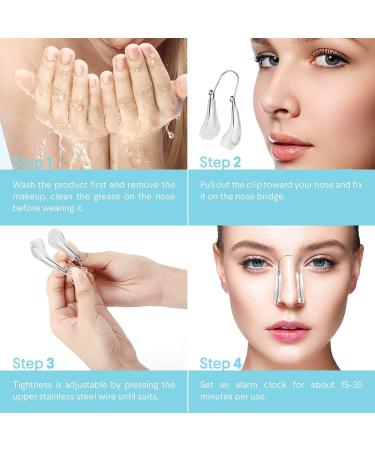 Nose Shaper Clip | Pain-Free Nose Bridge Straightener & Corrector | Silicone Nose Slimmer Rhinoplasty Device | Nose Up Lifting Clip Beauty Tool(Unisex) - Buy Online on GoSupps.com