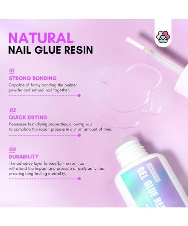 Saviland Dip Powder Nail Kit - 3 Mins Repair, Air Dry, Pink & White Dipping Powder for Broken Nails | Nail Glue, File, Dust Brush - Nail Repair Treatment - Buy Online on GoSupps.com