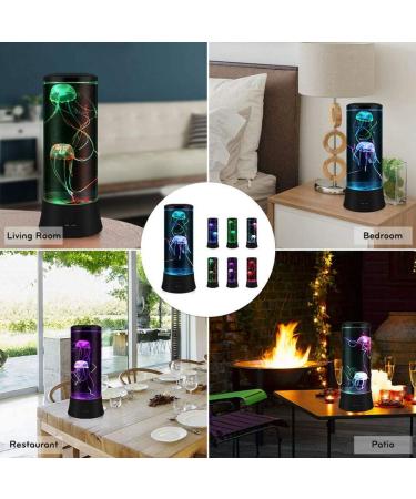 EDIER LED Fantasy Jellyfish Lava Lamp - 7 Color Setting Aquarium Mood Light for Home Office Decor - Great Gifts for Kids - Buy Online on GoSupps.com
