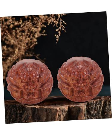 Beavorty Massage Balls - Wooden Relaxation & Fitness Balls for Hand Therapy Meditation & Finger Exercise - Baoding Chinese Medicine Balls - Buy Online on GoSupps.com