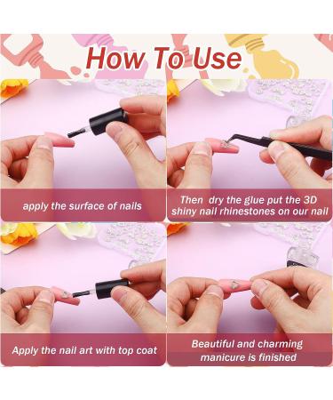 36 Pieces 3D Heart Nail Charms for Women - Modern Style Love Crystal Nail Rhinestone Decals - Valentine's Day Diamond Alloy Nail Gems - Buy Online on GoSupps.com