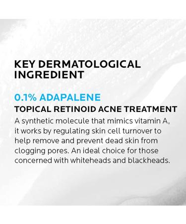 La Roche-Posay Adapalene Gel 0.1% Acne Treatment - Prescription-Strength Retinoid Cream for Face - Clears and Prevents Acne - Buy Online on GoSupps.com