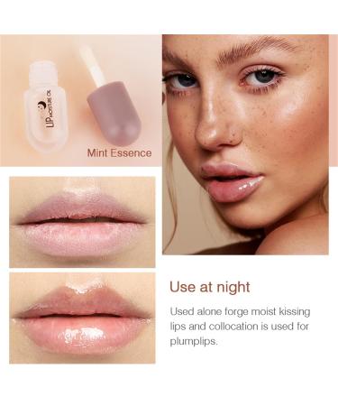 Natural Lip Plumper Set - Moisturizing Ginger & Mint Lip Care - 2 PC 6ml for Nourishing Repairing & Upholstering Lips - Buy Online on GoSupps.com