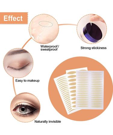 LDREAMAM 480 PCS Eyelid Tape Lifter Strips with Droopy Lift Cream - Big Eye Tools for Uneven Monolids - Fork Rods & Tweezers - Buy Online on GoSupps.com