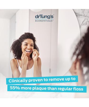 DrTung's Smart Floss - Natural PTFE & PFAS Free Dental Floss - Gentle on Gums Expands BPA Free Cardamom Flavor - Pack of 11 - Ships Internationally - Buy Online on GoSupps.com