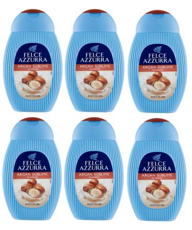 Felce Azzurra 6 x Fern Azzurra Argan Sublime Shower Gel - Shower Gel 250ml