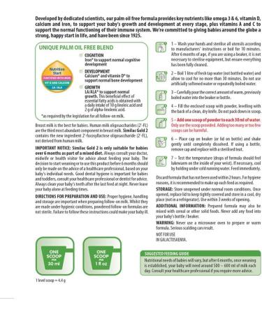 Similac Gold Palm Oil Free Follow on Milk 900 g Stage 2 900 g (Pack of 1) - Buy Online on GoSupps.com