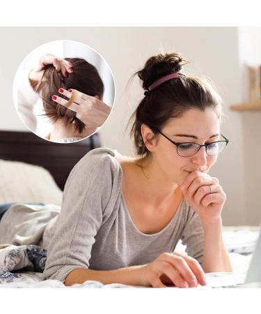 100PCS Colorful Large Hair Ties - Seamless Cotton Ponytail Holders in 10 Vibrant Colors by BAOLI - Buy Online on GoSupps.com