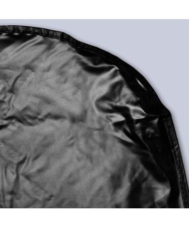 Betty Dain 324V Jumbo Shampoo Cape - Waterproof & Stain Resistant Vinyl - Extra Large 45 x 54 - Black - Buy Online on GoSupps.com