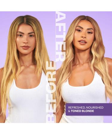 Lee Stafford Purple Toning Hair Treatments - Violet Shampoo for Bleach Blondes 4 x 15ml Hot Shots | Ideal for Highlighted & Naturally Blonde Hair - Buy Online on GoSupps.com