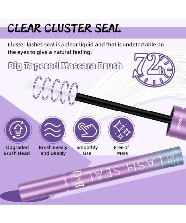 Lash Sealant 10ML - Clear Mascara for Cluster Lashes Waterproof Lash Extension Sealer Healthy Overnight Coating for Longer Lasting Results - Buy Online on GoSupps.com