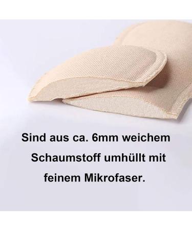 10 Pairs Self-Adhesive Sponge Heel Cushions - Black & Beige | Comfort Shoe Inserts for Heel Protection - Buy Online on GoSupps.com