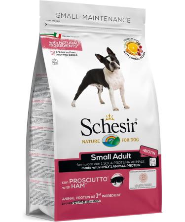 Schesir Dry Food for Small Adult Dogs Ham Flavored Maintenance Line Croquettes - 2 kg Bag - Buy Online on GoSupps.com