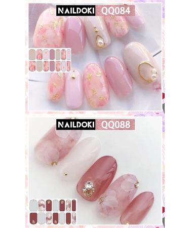 NAITOKI Nail Art Stickers - Self-Adhesive Fashion Manicure Film & Tickers for Beautiful DIY Nail Decorations - B-08 - Buy Online on GoSupps.com