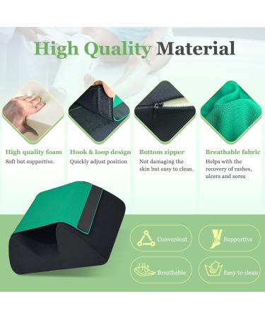 Foot Elevation Pillow for Post Surgery Relief | Ankle Elevation Wedge for Heel Protection & Pain Relief - Ideal for Bed Sores & Pressure Sores (1pc - Buy Online on GoSupps.com