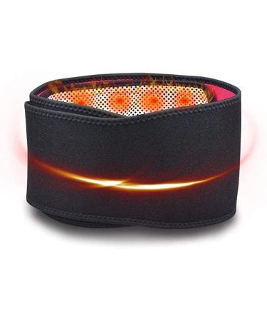 Back Bandage Belt - Self-Heating Lordosis Support for Pain Relief | Sciatica & Weight Lifting | Unisex | 123x15cm - Buy Online on GoSupps.com