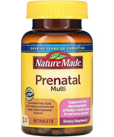 Nature Made Prenatal Vitamin 90ct - Essential Pregnancy Support - Buy Online on GoSupps.com
