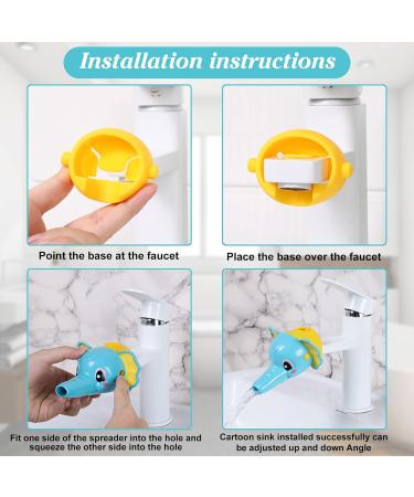 Buy Aicrynic Fauchahn Children Faucet Extender | 2-Piece Water Tap Extension for Easy Handwashing - Buy Online on GoSupps.com