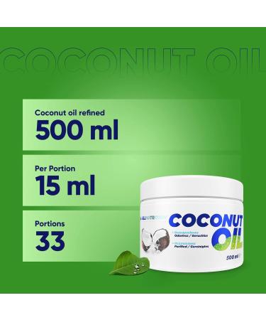 ALLNUTRITION COCONUT OIL REFINED 500 ml 500ml Refined - Buy Online on GoSupps.com