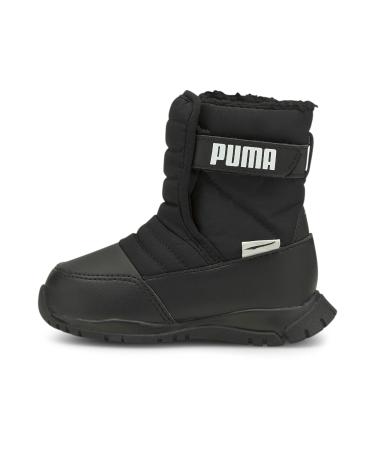PUMA Unisex Baby Nieve Boot WTR Ac Inf Sneaker 7 UK Child Black White