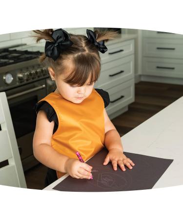 Shop Tiny Twinkle Mess-Proof Toddler Bibs | 2 Pack Sand & Cinnamon - Perfect Baby Food Bibs for Ages 2-4 - Buy Online on GoSupps.com
