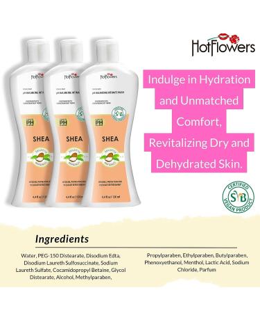HOT FLOWERS Shea Butter Feminine Wash - pH Balanced for Intimate Care - Gynecologist Tested - 4.4 oz - Buy Online on GoSupps.com