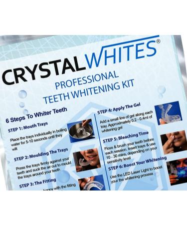 Professional Teeth Whitening Kit with 6X3ml Whitening Gels and LED Light - Safe, Easy, and Effective Home Teeth Whitening Solution - Buy Online on GoSupps.com