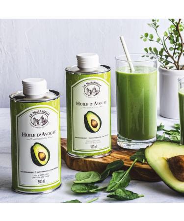 La Tourangelle - Avocado oil - Intense and fruity taste - Extracted from avocado flesh - Body and hair cosmetic oil - 500ml - Buy Online on GoSupps.com
