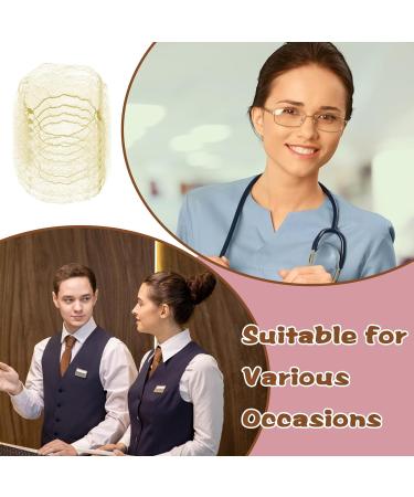 Abeillo Ballet Hair Net Hairnets for Dance Buns 20 Pcs 50 Cm Individual Package Invisible Hair Nets and 40 Pcs U Shaped Hair Pins Set for Women Girls Ballet Dancer Nurse (Beige) - Buy Online on GoSupps.com