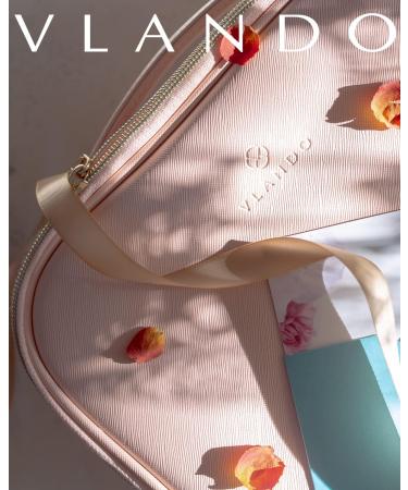 Vando Travel Cosmetic Bag - Waterproof Makeup Organizer for Women Girls & Men | Large Leather Makeup Case - Buy Online on GoSupps.com