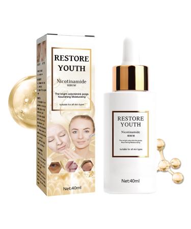 Niacinamide Serum Brightening Dark Spot Remover for Face Glow Skin Correcting Facial Serum Age Spot Remover For Face Brighten Skin Tone Restore Youth Fades Dark Spot Improve Dull Skin