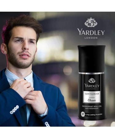Yardley London Gentleman Antiperspirant Deodorant Roll On - Suave - 50ml - Buy Online on GoSupps.com