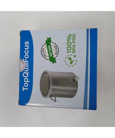 Topquafocus 2L Knlistier-Eimer Kit Leak-Proof Stainless Steel Intestinal Cleaning Bucket for Home Use | Blue - Buy Online on GoSupps.com