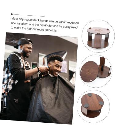 DOITOOL Neck Paper Holder Neck Strip Holder Neck Paper Dispenser Neck Strip Dispenser Barber Neck Strips Dispenser Neck Paper Strip Holder Wooden Disposable Paper Box - Buy Online on GoSupps.com