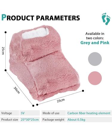 YJINGRU 5V USB Foot Warmer | Electrically Heated Shoes with Adjustable Temperature Auto Switch-Off & Overheating Protection - International Shipping Available - Buy Online on GoSupps.com