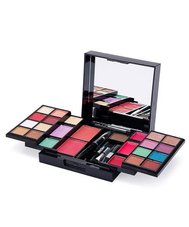 All-in-One Makeup Eyeshadow Palette - Cosmetic Kit with Lip Gloss Blusher Eyebrow Powder & Eye Pencil - International Shipping Available - Buy Online on GoSupps.com