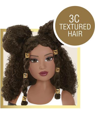 Naturalistas Dayna Deluxe Styling Head | 3C Textured Hair & 19 Accessories | Purpose Toys Development - Buy Online on GoSupps.com