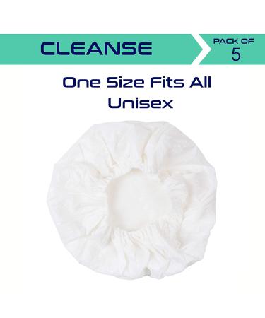 Deluxe Rinse Free Shampoo and Conditioning Cap 5 Pack - Waterless Shower Cap for Quick & Easy Hair Cleansing - No Water Needed - 3 Minutes Anytime, Anywhere - Buy Online on GoSupps.com